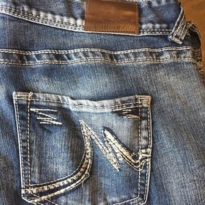 Maurices jeans, short,blue